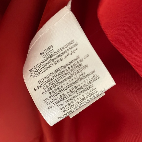 BCBG maxazria paneled red blazed XS - Picture 6 of 6